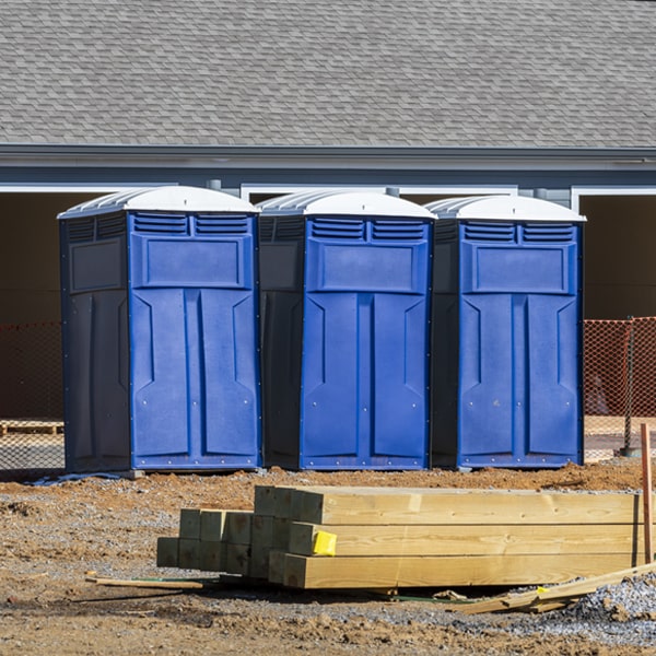 how often are the portable toilets cleaned and serviced during a rental period in Church Creek Maryland